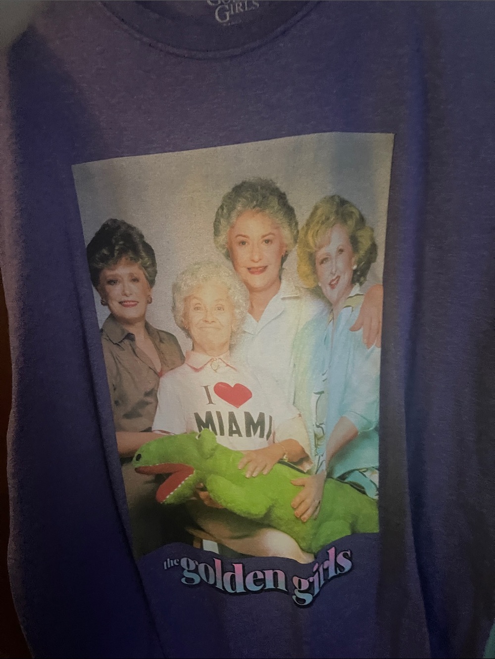 The Golden Girls Graphic Tee in Purple